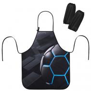 Фартук с нарукавниками для уроков труда Soccer ball Юнландия