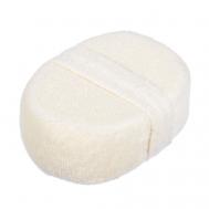 Мочалка из люфы, спонж мягкий с хлопком, 11х15х5 см, medium Банные Штучки