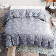 Пододеяльник Грань Серый 2-спальный 215х175 Ночь нежна