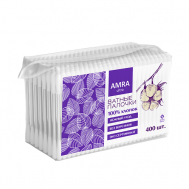 Палочки ватные в пакете Amra