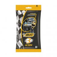 Одноразовые бритвы мужские 3 лезвия 3 Action BIC