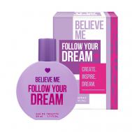 Туалетная вода женская Believe me Follow your dream Кокос и Ваниль 50 YOU & WORLD