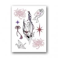 Переводная тату 10*15см (для взрослых и детей) TATTS