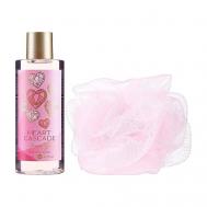 Набор Heart Cascade Magnolia Dream: Мочалка + Гель для душа ACCENTRA