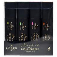 Текстовыделители Mark it SUPERIOR 1-5 мм soft touch LOREX