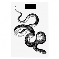Временная переводная татуировка Змея PRINT FACTORY