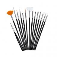 Набор кистей для наращивания и дизайна ногтей Queen fair