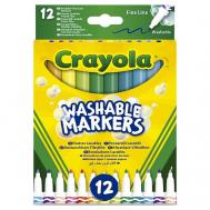 Смываемые фломастеры с тонким пером Washable Markers Crayola