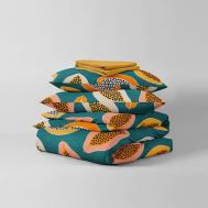 Комплект постельного белья Папайя 2-спальный ЕВРО 70х70 Ночь нежна