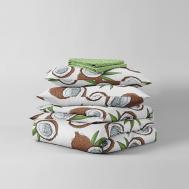 Комплект постельного белья Кокосы 1.5-спальный 70х70 Ночь нежна