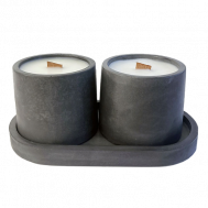 Набор ароматических свечей Древесно-пряный ART FRIDAY