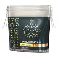 Палочки ватные в пакете SAFIRA