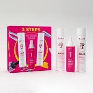 Подарочный набор Шампунь + Бальзам + Спрей-термозащита Потрясающий объем Eden