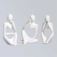 Статуэтка из гипса Мыслители для декора дома SHE STYLE