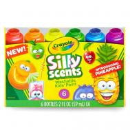 Смываемые краски с фруктовым ароматом Silly Scents Washable Paints Crayola