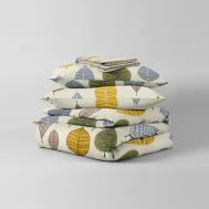 Комплект постельного белья Листопад 2-спальный ЕВРО 70х70 Ночь нежна