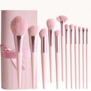 Набор кистей для макияжа профессиональный с чехлом Amam