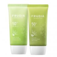 Крем солнцезащитный для лица и тела против пигментации набор SPF50 100 FRUDIA