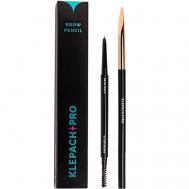 Карандаш для бровей автоматический с щеточкой KLEPACH.PRO