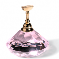 Держатель для типс Кристалл, розовый GET THE REASON LAKBERRY