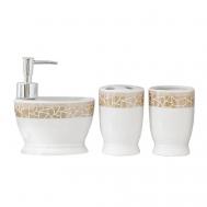 Набор аксессуаров для ванной комнаты «Мрамор» Доляна