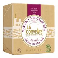 Мыло органическое для лица и тела Лист инжира Marseille Fig Leaf Soap La Corvette