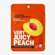 Маска для лица тканевая с гиалуроновой кислотой Very juicy peach 25 PICO MICO