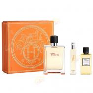 HERMES Набор Terre D'Hermes: Туалетная вода + Миниатюра + Гель для душа HERMES