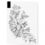 Переводная Временная Татуировка Магнолия PRINT FACTORY