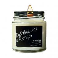 Свеча ароматическая "Дубовый мох и янтарь" 1 LUMIERE