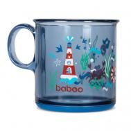 Чашка с антискользящим дном  Sealife  12 мес+ Baboo