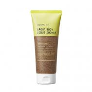 Скраб для тела для эксфолиации и пилинга Aroma body scrub shower 210 LOGICALLY, SKIN