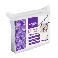 Палочки ватные в пакете Amra