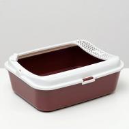 Туалет Сима с бортом + сетка + совок Пижон