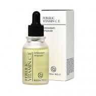 Сыворотка с феруловой кислотой и витаминами С и Е Ferulic Vitamin C E Antioxidant Ampoule 30 RODA ROJI