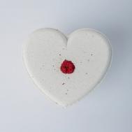 Бомбочка для ванны Сердечко гранат MACOY LUXURY BODY HOME