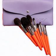 Кисти косметические для макияжа, оранжевые, набор VZV ВИЗАВИ VIZAVI