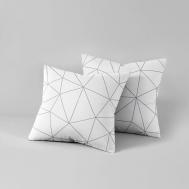 Наволочки Грань Белые 50х70 Ночь нежна