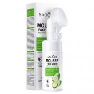 Мусс для умывания очищающий с экстрактом огурца и мягкой щеточкой 120 SADOER