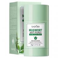 Маска стик глиняная сужающая поры против акне c экстрактом полыни 40 SADOER