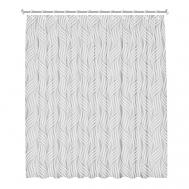 Штора для ванной с принтом "Узоры", 180*180см Fresh Code