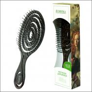 Расческа массажная, продувная для быстрой сушки волос. Распутывающая для мокрых волос ECOISTKA