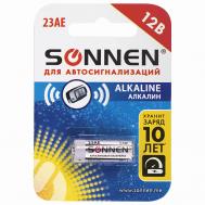 Батарейка Alkaline, 23А (MN21) для сигнализаций Sonnen