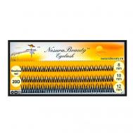 Ресницы пучки "Ласточкин хвост 20D" NESURABEAUTY