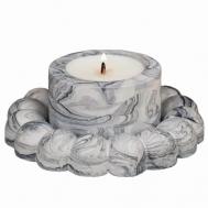 Подарочный набор ароматическая свеча на подставке из гипса аромат Пекарня SHE STYLE