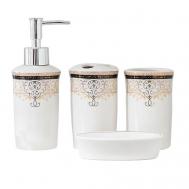 Набор аксессуаров для ванной комнаты Доляна «Золотая роскошь» Доляна