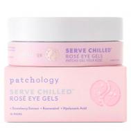 Ультраувлажняющие тонизирующие гелевые патчи для глаз Serve Chilled Rose Patchology