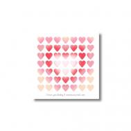 Стикеры 'сердечки' ОПРОКИНУТЫЙ ЛЕС