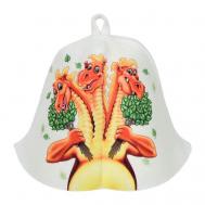 Шапка для бани и сауны «Змей Горыныч» HOTPOT