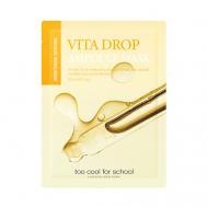 Маска для лица успокаивающая для тусклой и безжизненной кожи Vita Drop Ampoule Mask 20 TOO COOL FOR SCHOOL